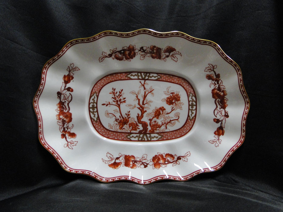 Coalport Indian Tree Coral: Tureen Platter / Underplate, 13" x 9 3/8"