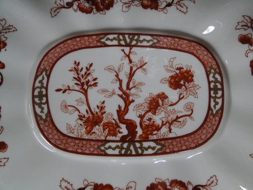 Coalport Indian Tree Coral: Tureen Platter / Underplate, 13" x 9 3/8"