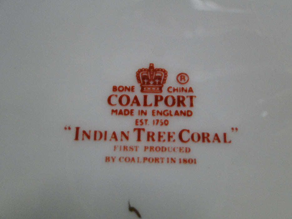 Coalport Indian Tree Coral: Tureen Platter / Underplate, 13" x 9 3/8"
