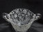 Cambridge Wildflower Clear: Open Sugar Bowl, 3" Tall