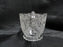 Cambridge Wildflower Clear: Open Sugar Bowl, 3" Tall