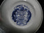 Staffordshire Liberty Blue, Blue & White Scene: Cereal Bowl (s), 6 3/8", As Is
