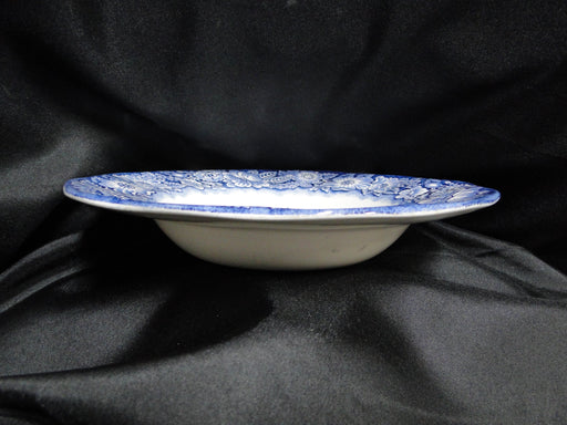 Staffordshire Liberty Blue, Blue & White Scene: Rim Soup Bowl (s), 8 5/8"