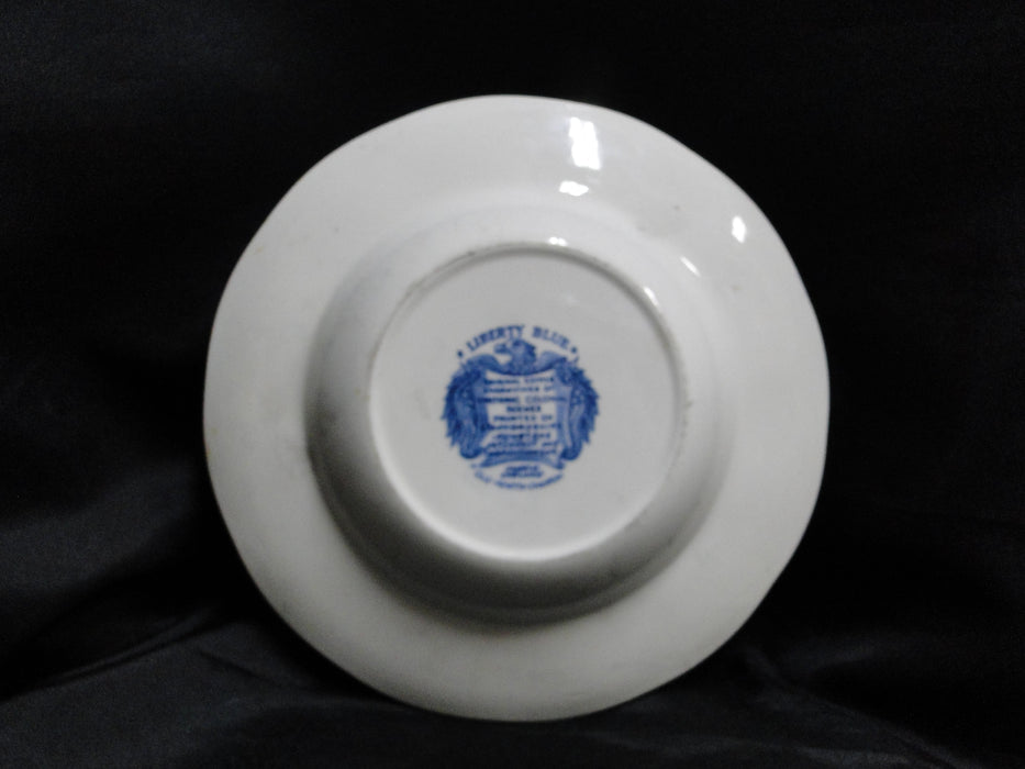 Staffordshire Liberty Blue, Blue & White Scene: Rim Soup Bowl (s), 8 5/8"