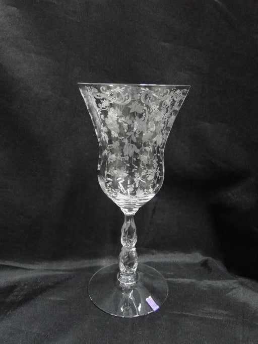 Cambridge Chantilly 3600: Water or Wine Goblet, 8" Tall, As Is