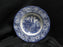 Staffordshire Liberty Blue, Blue & White Scene: Rim Soup Bowl, 8 5/8", Crazing