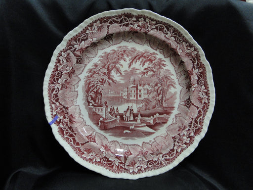Mason's Vista Pink, Transferware: Round Platter, 14 1/4", Gadroon, As Is