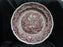 Mason's Vista Pink, Transferware: Round Platter, 14 1/4", Gadroon, As Is