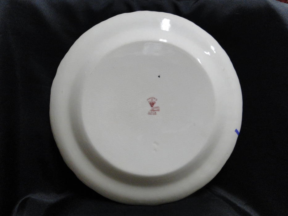 Mason's Vista Pink, Transferware: Round Platter, 14 1/4", Gadroon, As Is