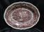 Mason's Vista Pink, Transferware: Oval Platter, 13 1/2", Gadroon, Crazing