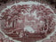 Mason's Vista Pink, Transferware: Oval Platter, 11 1/4", Gadroon