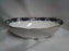 Noritake Sandhurst, 9742, Florals on Blue Band: Oval Serving Bowl, 9 3/8"