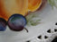 Multicolored Hand Painted Fruit, Pierced Edge: Salad Plate, 8", Signed