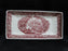 Mason's Vista Pink, Transferware: Rectangular Relish, 8 5/8", Crazing