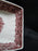 Mason's Vista Pink, Transferware: Rectangular Relish, 8 5/8", Crazing