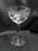 Glastonbury Lotus 66-2, Gray Cut Florals: Champagne / Sherbet, 5 5/8", As Is