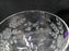 Glastonbury Lotus 66-2, Gray Cut Florals: Champagne / Sherbet, 5 5/8", As Is