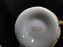 Japan Yellow w/ Flower Outline: Demitasse Cup & Saucer Set, 1 1/2" Tall