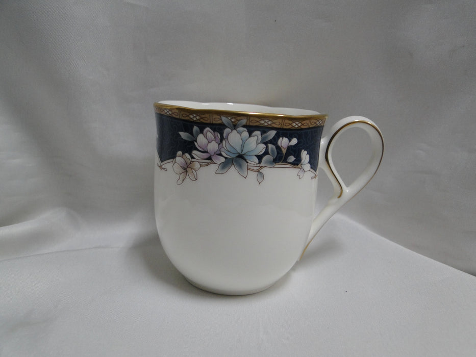 Noritake Sandhurst, 9742, Florals on Blue Band: Cup & Saucer Set (s), 3 1/8"