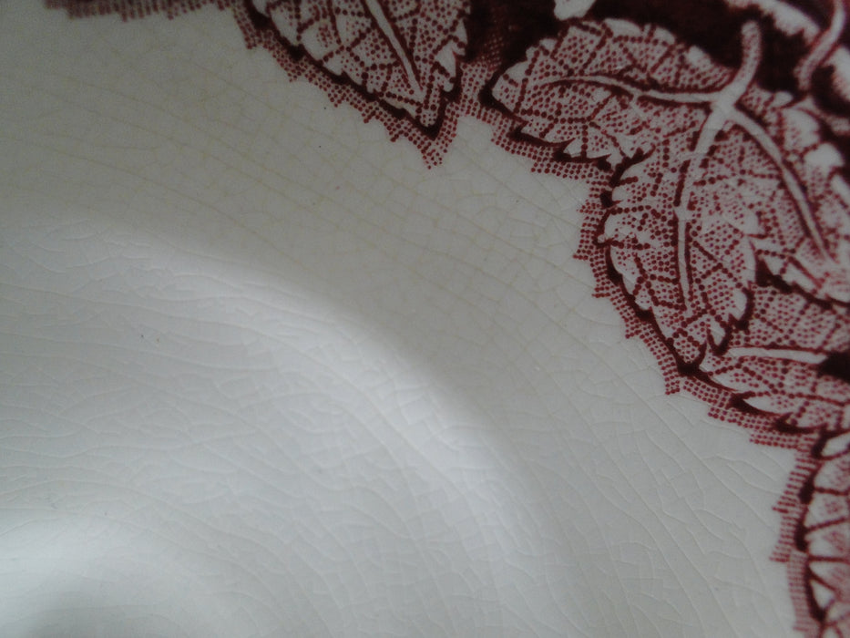 Mason's Vista Pink, Transferware: Flat Cup & Saucer Set (s), 2 1/4", Crazing
