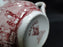 Mason's Vista Pink, Transferware: Flat Cup & Saucer Set (s), 2 1/4", Crazing