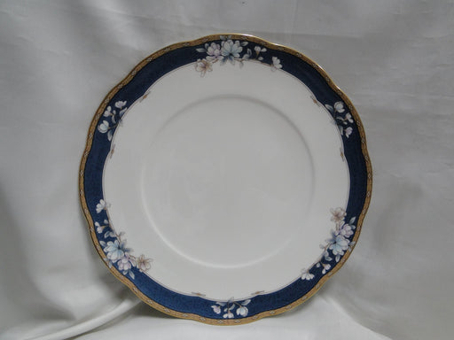 Noritake Sandhurst, 9742, Florals on Blue Band: Dinner Plate (s), 10 5/8"