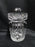 Waterford Crystal Araglin, Vertical & Criss Cross Cuts: Jam / Jelly Jar & Lid 5"