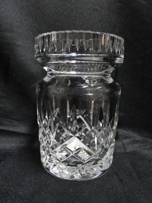 Waterford Crystal Araglin, Vertical & Criss Cross Cuts: Jam / Jelly Jar & Lid 5"
