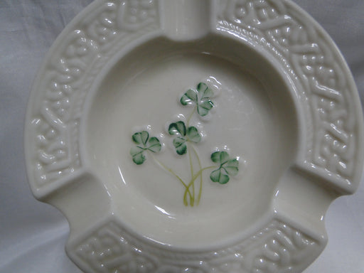 Belleek Shamrock, Ireland: Ashtray, 4 1/4", 3 Slots