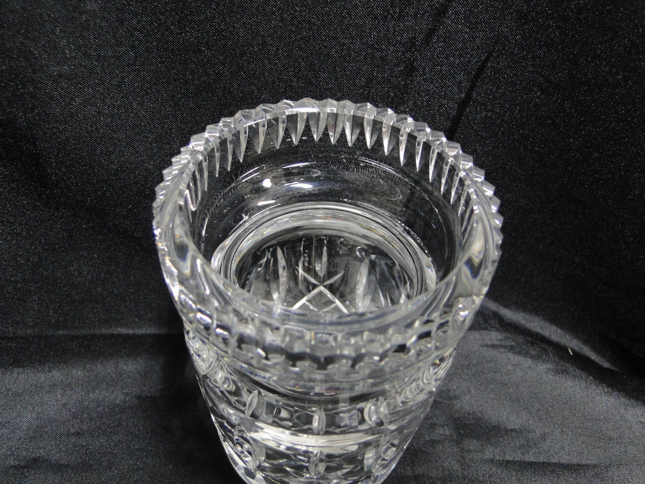Waterford Crystal Araglin, Vertical & Criss Cross Cuts: Jam / Jelly Jar & Lid 5"