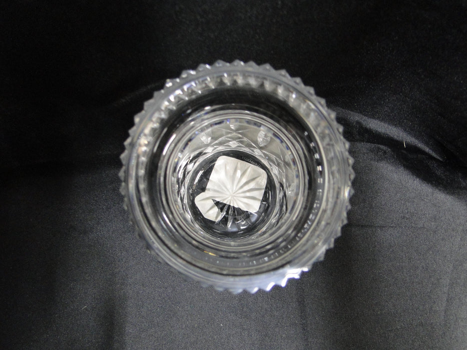 Waterford Crystal Araglin, Vertical & Criss Cross Cuts: Jam / Jelly Jar & Lid 5"