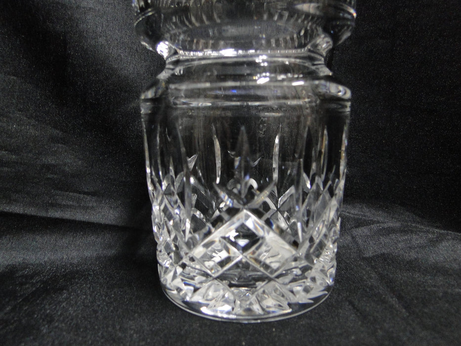 Waterford Crystal Araglin, Vertical & Criss Cross Cuts: Jam / Jelly Jar & Lid 5"