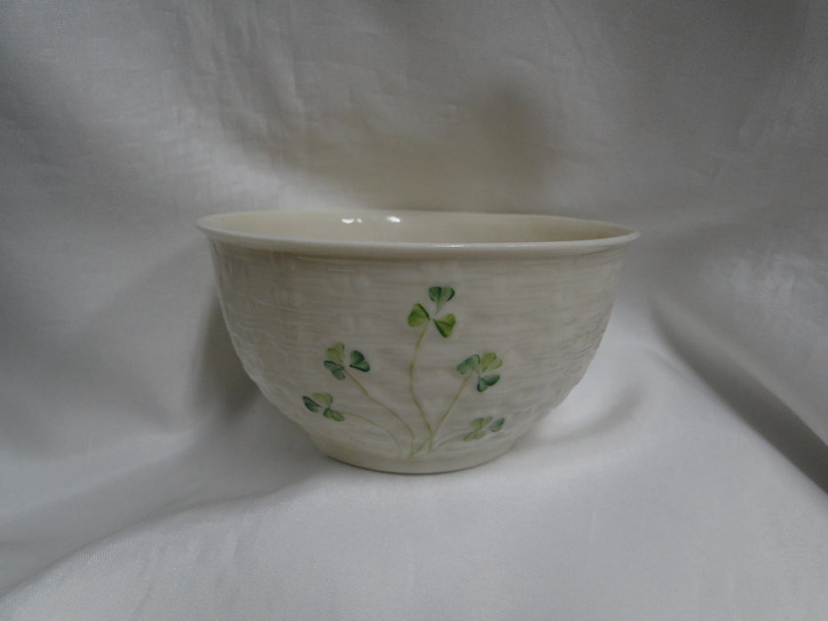 Belleek Shamrock, Ireland: Coupe Cereal Bowl, 5 1/4" x 2 3/4" Tall