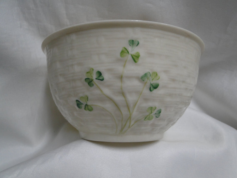 Belleek Shamrock, Ireland: Coupe Cereal Bowl, 5 1/4" x 2 3/4" Tall