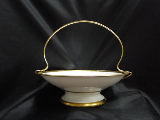 Schlaggenwald Irridescent Lustre, Czechoslovakia: Footed Bowl w/ Handle, 9 1/8"
