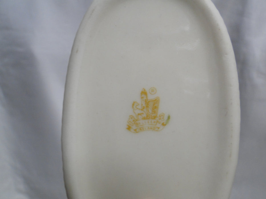 Belleek Shamrock, Ireland: Trinket Box w/ Lid, 3 3/4 Long