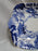 Royal Crown Derby Blue Mikado, Oriental: Square Cake Plate, Blue Handles, 11"