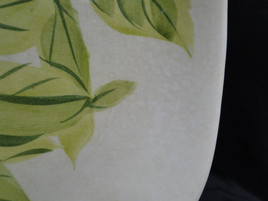 Red Wing Magnolia Chartreuse, MCM: Dinner Plate (s), 10 1/2", Crazing, Discolor