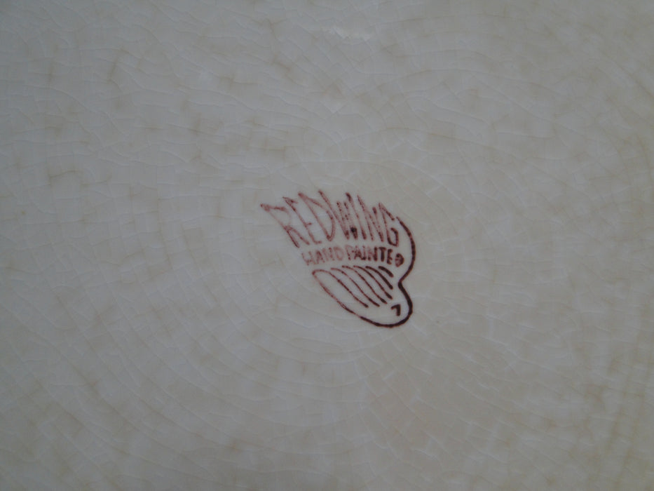 Red Wing Magnolia Chartreuse, MCM: Dinner Plate (s), 10 1/2", Crazing, Discolor