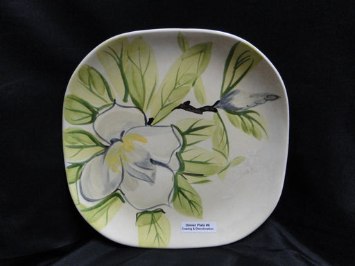 Red Wing Magnolia Chartreuse, MCM: Dinner Plate (s), 10 1/2", Crazing, Discolor