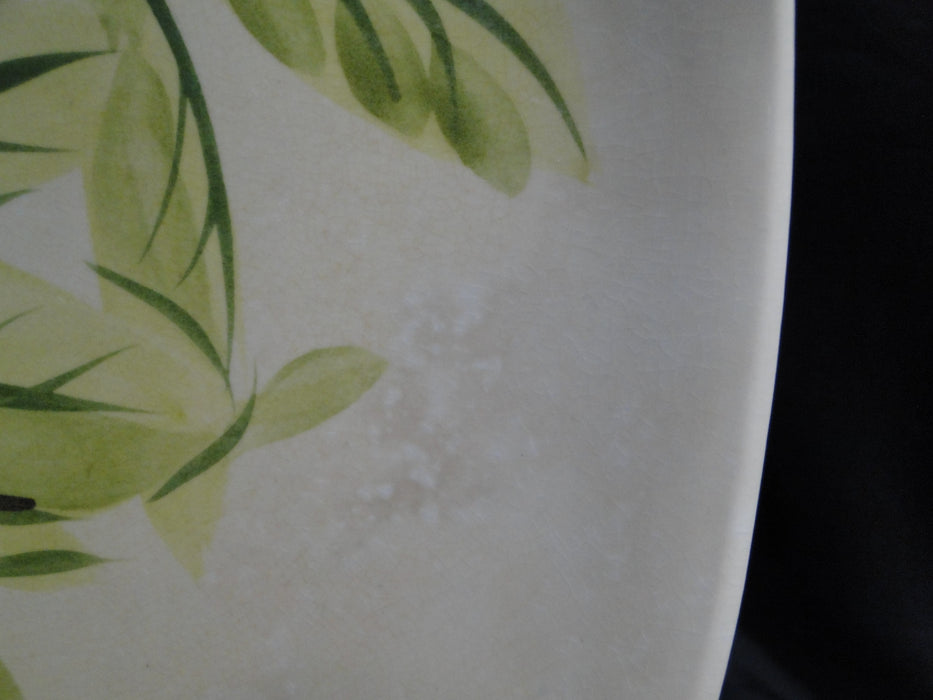 Red Wing Magnolia Chartreuse, MCM: Dinner Plate (s), 10 1/2", Crazing, Discolor