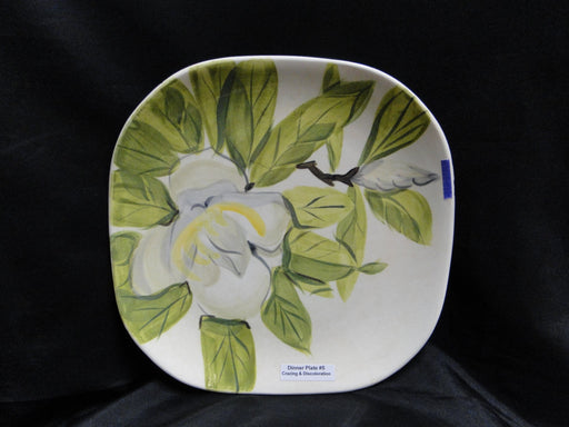 Red Wing Magnolia Chartreuse, MCM: Dinner Plate (s), 10 1/2", Crazing, Discolor