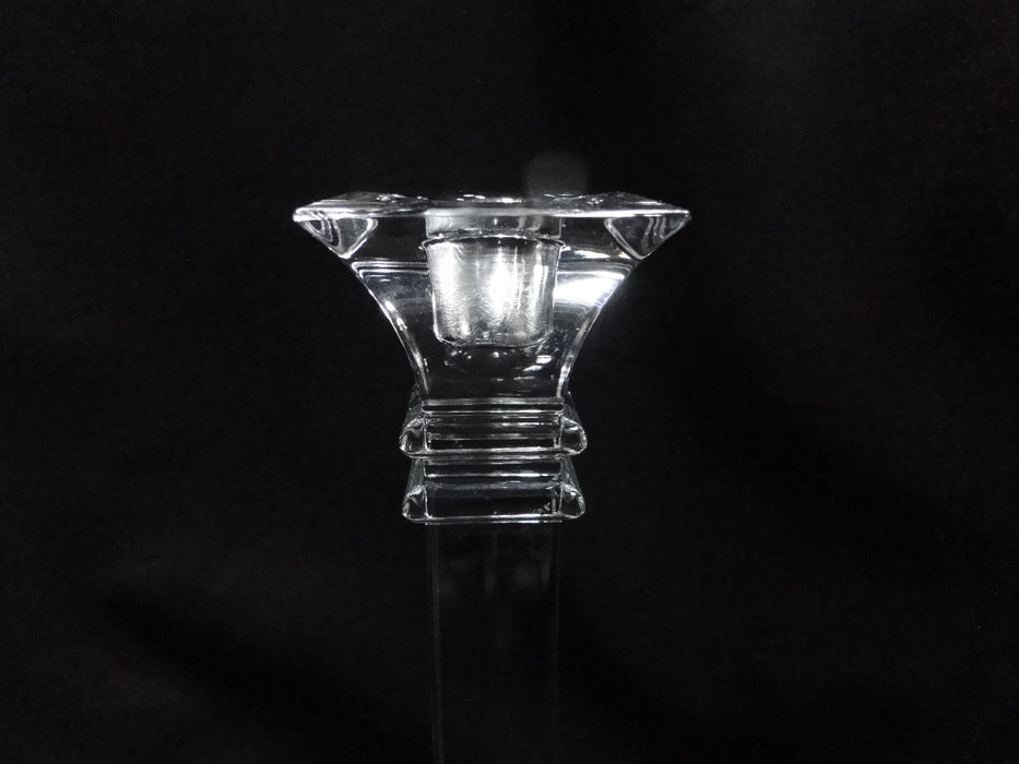 Marquis by Waterford Crystal Treviso, Square: Candlestick, 10" Tall