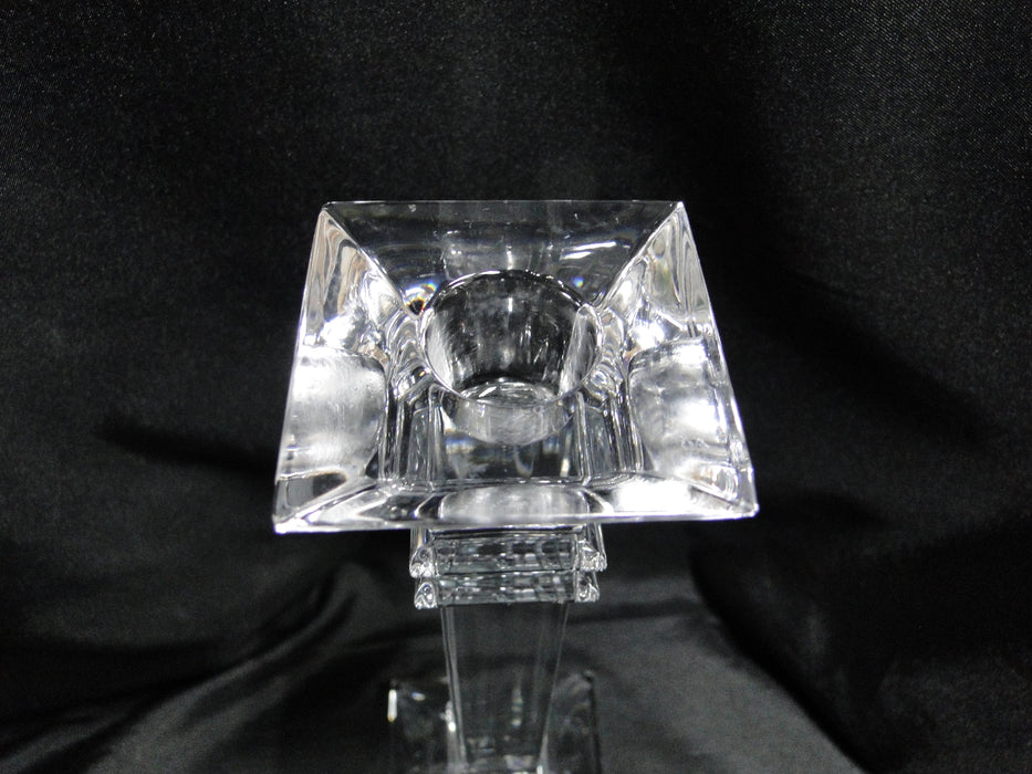 Marquis by Waterford Crystal Treviso, Square: Candlestick, 10" Tall