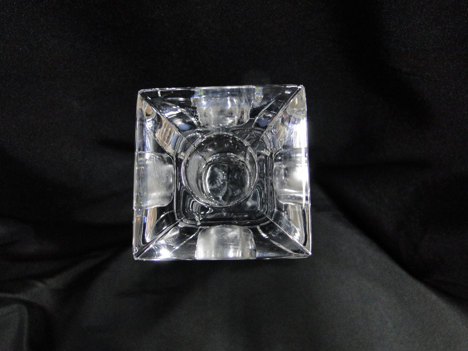 Marquis by Waterford Crystal Treviso, Square: Candlestick, 10" Tall