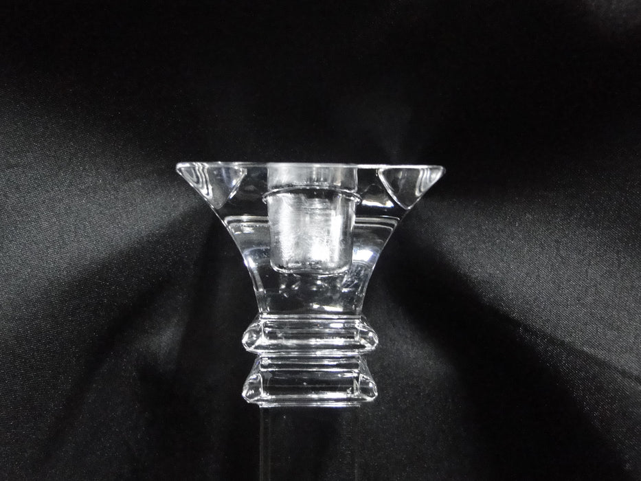 Marquis by Waterford Crystal Treviso, Square: Candlestick, 10" Tall