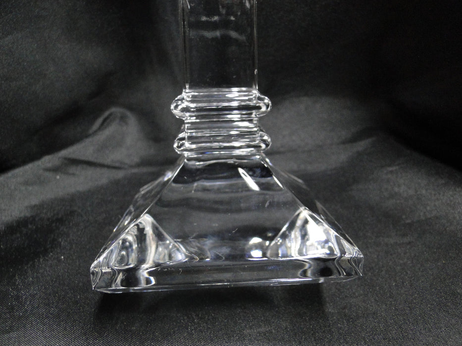 Marquis by Waterford Crystal Treviso, Square: Candlestick, 10" Tall