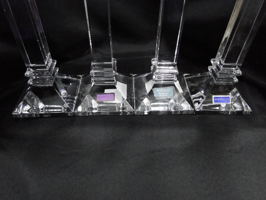 Marquis by Waterford Crystal Treviso, Square: Candlestick (s), 8 1/8" Tall