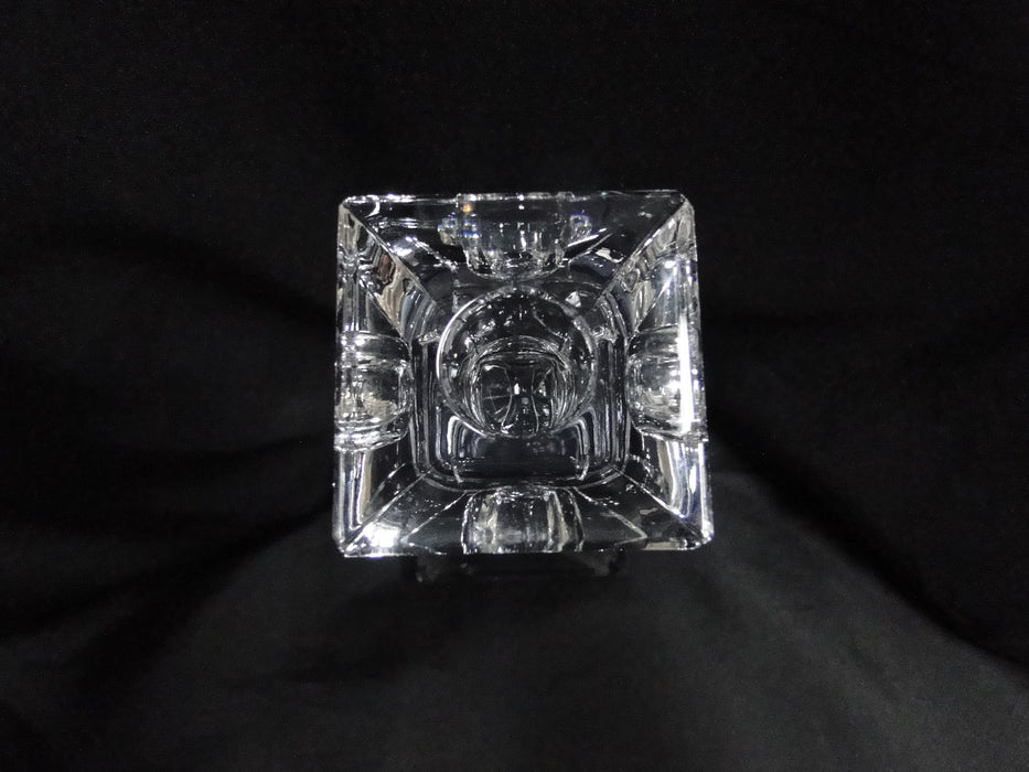 Marquis by Waterford Crystal Treviso, Square: Candlestick (s), 8 1/8" Tall