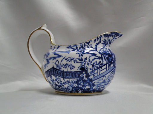 Royal Crown Derby Blue Mikado, Oriental: Creamer / Cream Pitcher, 3"